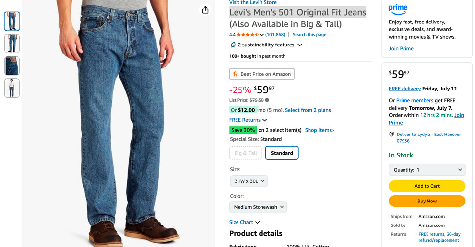 levis sale