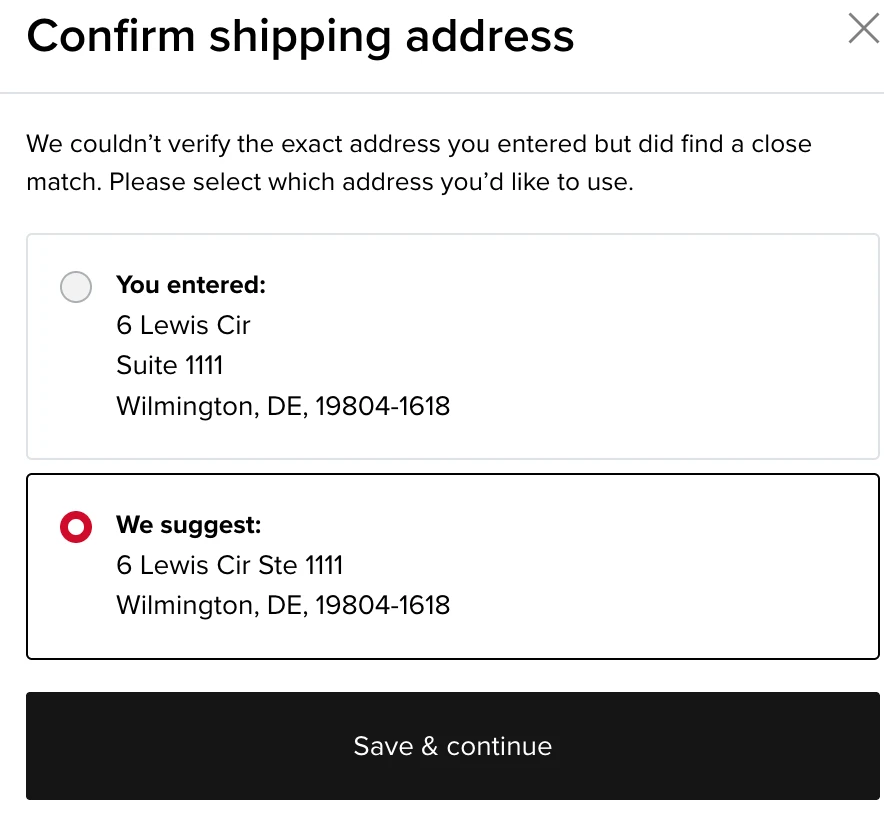 что такое address line 1