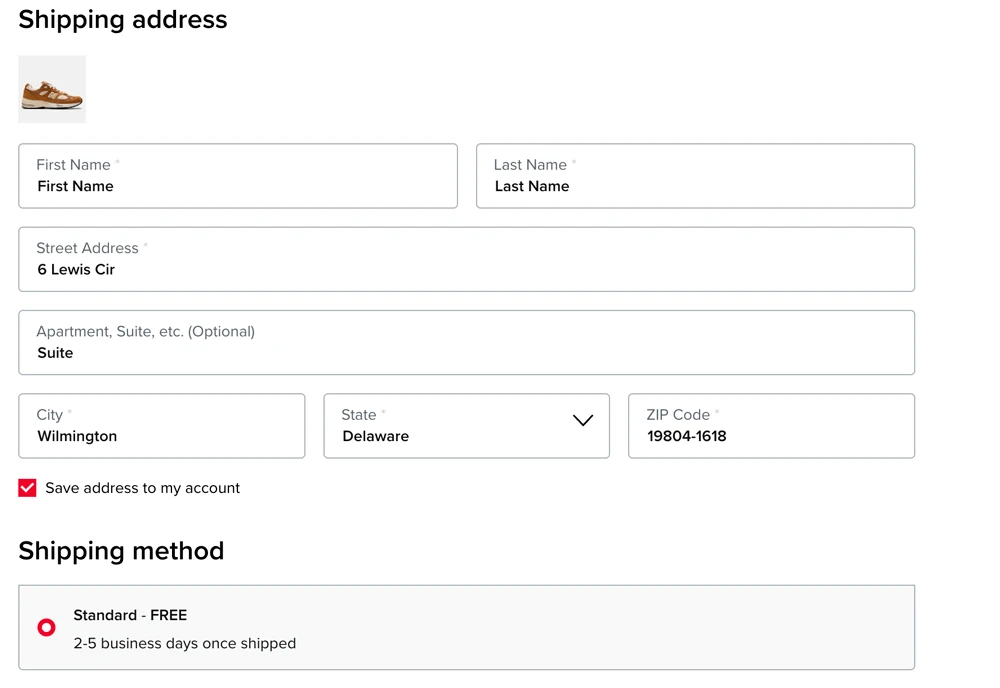 address line 1 and 2